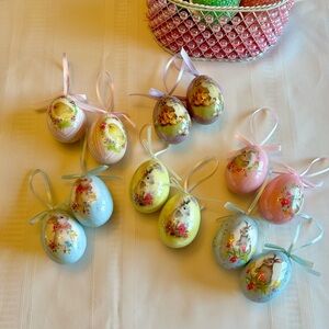 Decorative Easter Egg Ornaments Set